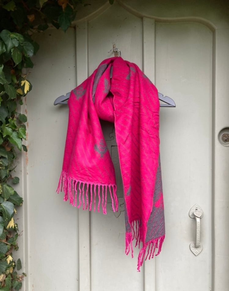 🍁🍂 cashmere bee scarf