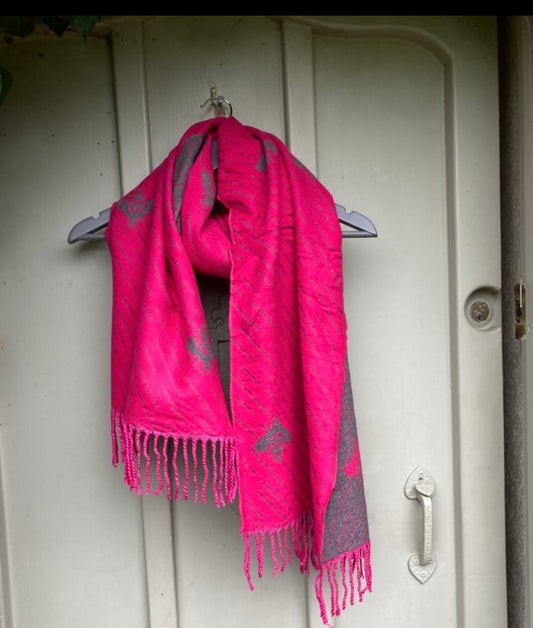 🍁🍂 cashmere bee scarf