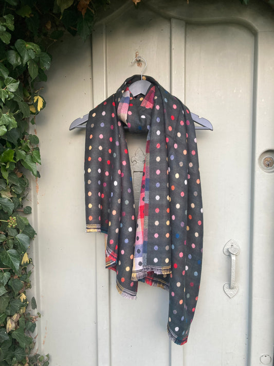 🍁🍂 Grey spot scarf