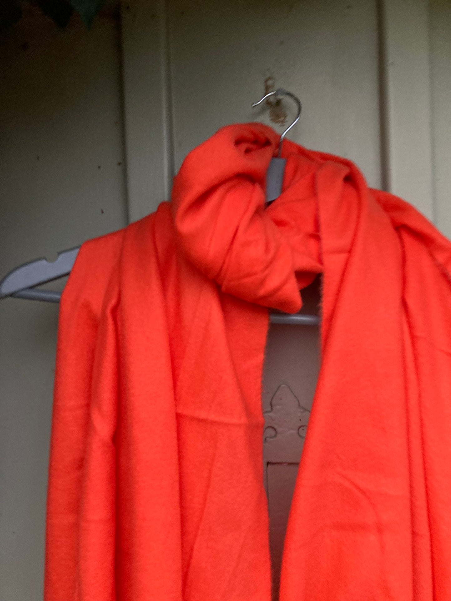 🍁🍂 Orange Pom scarf